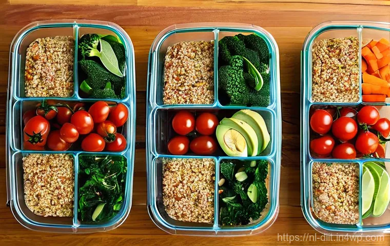 주말 운동선수를 위한 간편 식사 아이디어 - **Prompt 1: Post-Workout Nourishment Bowl**
    "A vibrant, eye-level shot of a fit, young adult (ge...